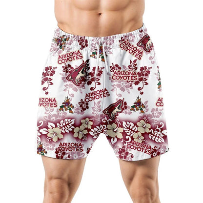 [SUPER SALE ] NEW CUSTOMIZED NHL30 AZC ARIZONA COYOTES UNISEX HAWAIIAN SHIRT & SHORTS SET