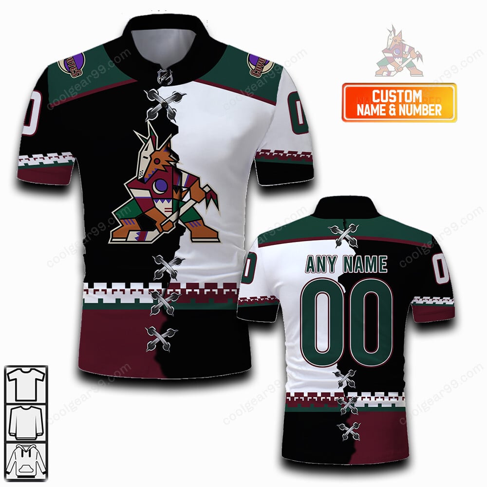 LIMITED EDITION - NEW CUSTOMIZED NHL30 AZC ARIZONA COYOTES UNISEX T-SHIRT, POLO, HOODIE & JACKETS