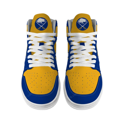 [SUPER SALE] NEW CUSTOMIZED NHL28 BF SABRES AIR JORDAN SNEAKERS