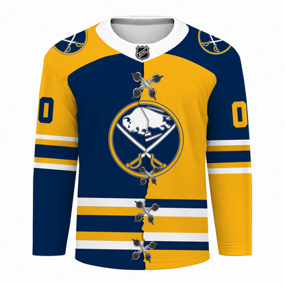 LIMITED EDITION - NEW CUSTOMIZED NHL28 BFS BUFFALO SABRES UNISEX HOCKEY JERSEY