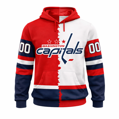 LIMITED EDITION - NEW CUSTOMIZED NHL10 WCP WASHINGTON CAPITALS UNISEX T-SHIRT, POLO, HOODIE & JACKETS