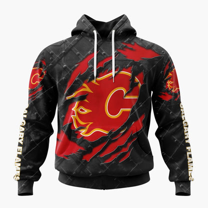 LIMITED EDITION - NEW CUSTOMIZED NHL17 CGF CALGARY FLAMES UNISEX T-SHIRT, POLO, HOODIE & JACKETS