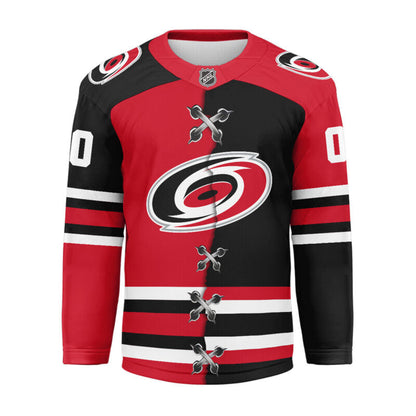 LIMITED EDITION - NEW CUSTOMIZED NHL07 CLH CAROLINA HURRICANES UNISEX HOCKEY JERSEY
