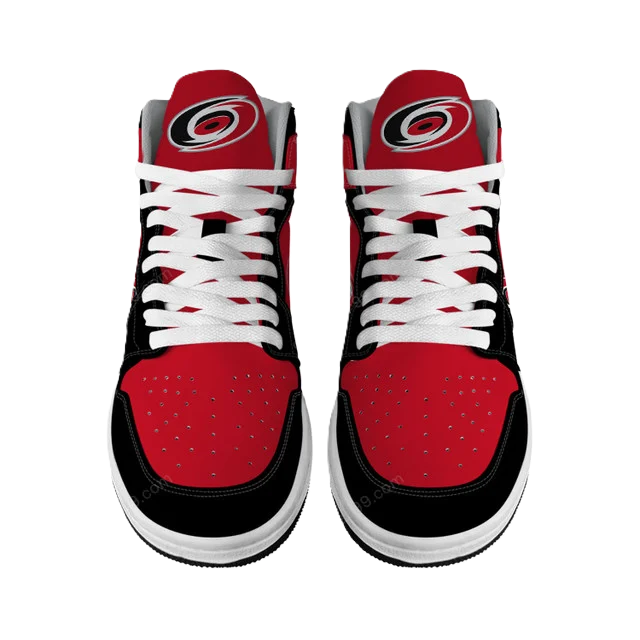 [SUPER SALE] NEW CUSTOMIZED NHL07 CR HURRICANES AIR JORDAN SNEAKERS