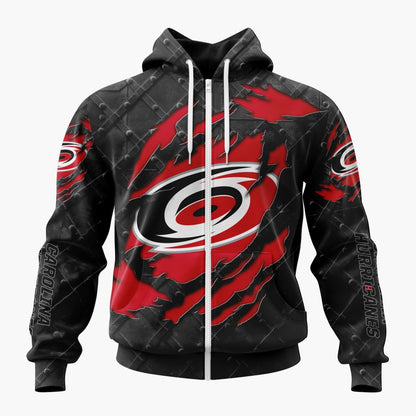 LIMITED EDITION - NEW CUSTOMIZED NHL07 CLH CAROLINA HURRICANES UNISEX T-SHIRT, POLO, HOODIE & JACKETS