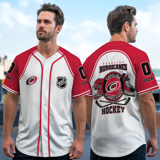 LIMITED EDITION - NEW CUSTOMIZED NHL07 CLH CAROLINA HURRICANES BASEBALL JERSEY