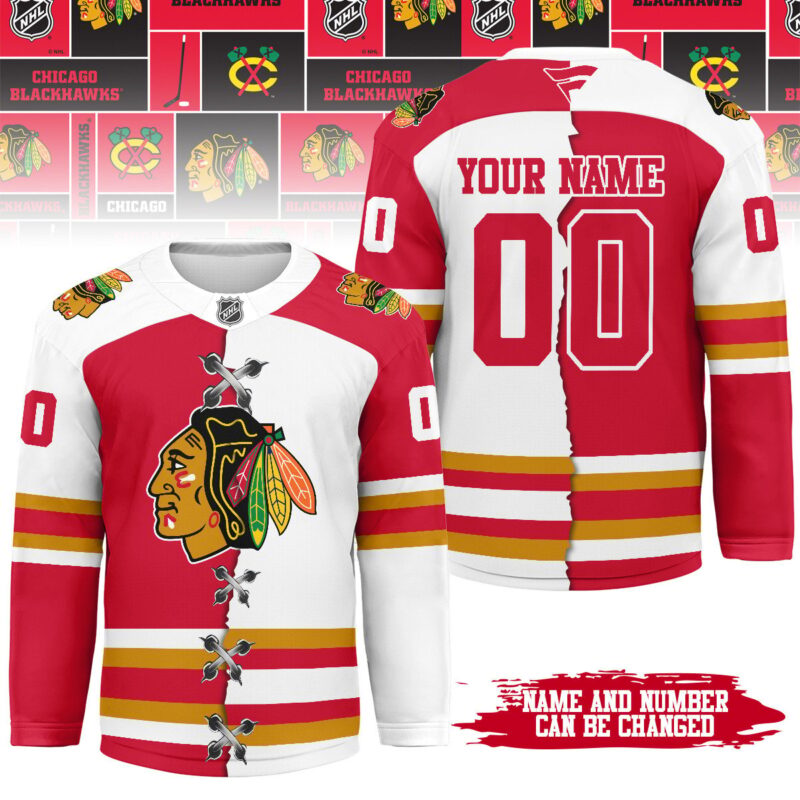 LIMITED EDITION - NEW CUSTOMIZED NHL08 CBH CHICAGO BLACKHAWKS UNISEX HOCKEY JERSEY