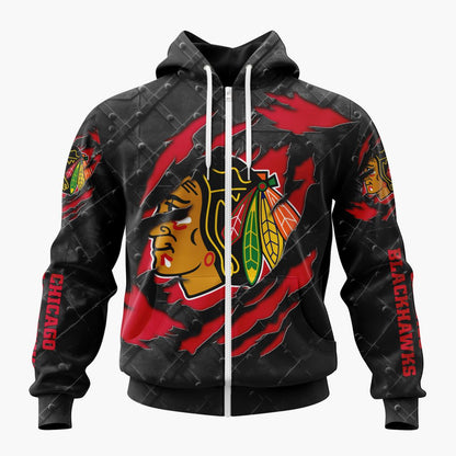 LIMITED EDITION - NEW CUSTOMIZED NHL08 CBH CHICAGO BLACKHAWKS UNISEX T-SHIRT, POLO, HOODIE & JACKETS