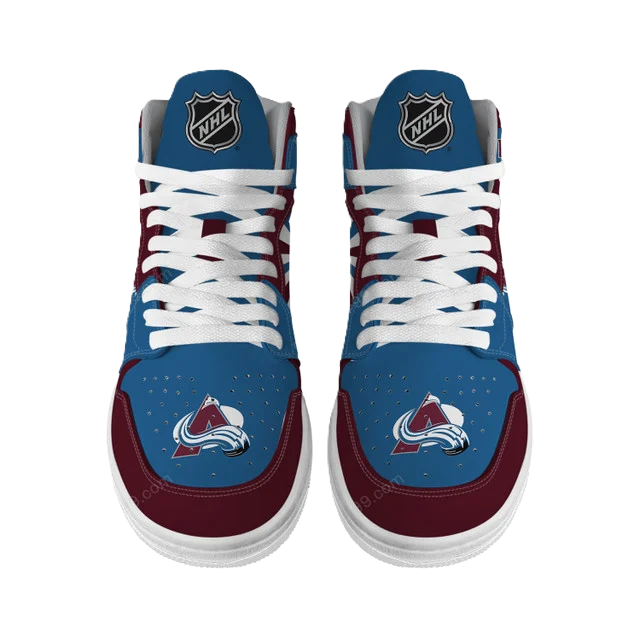 [SUPER SALE] NEW CUSTOMIZED NHL05 CL AVALANCHE AIR JORDAN SNEAKERS