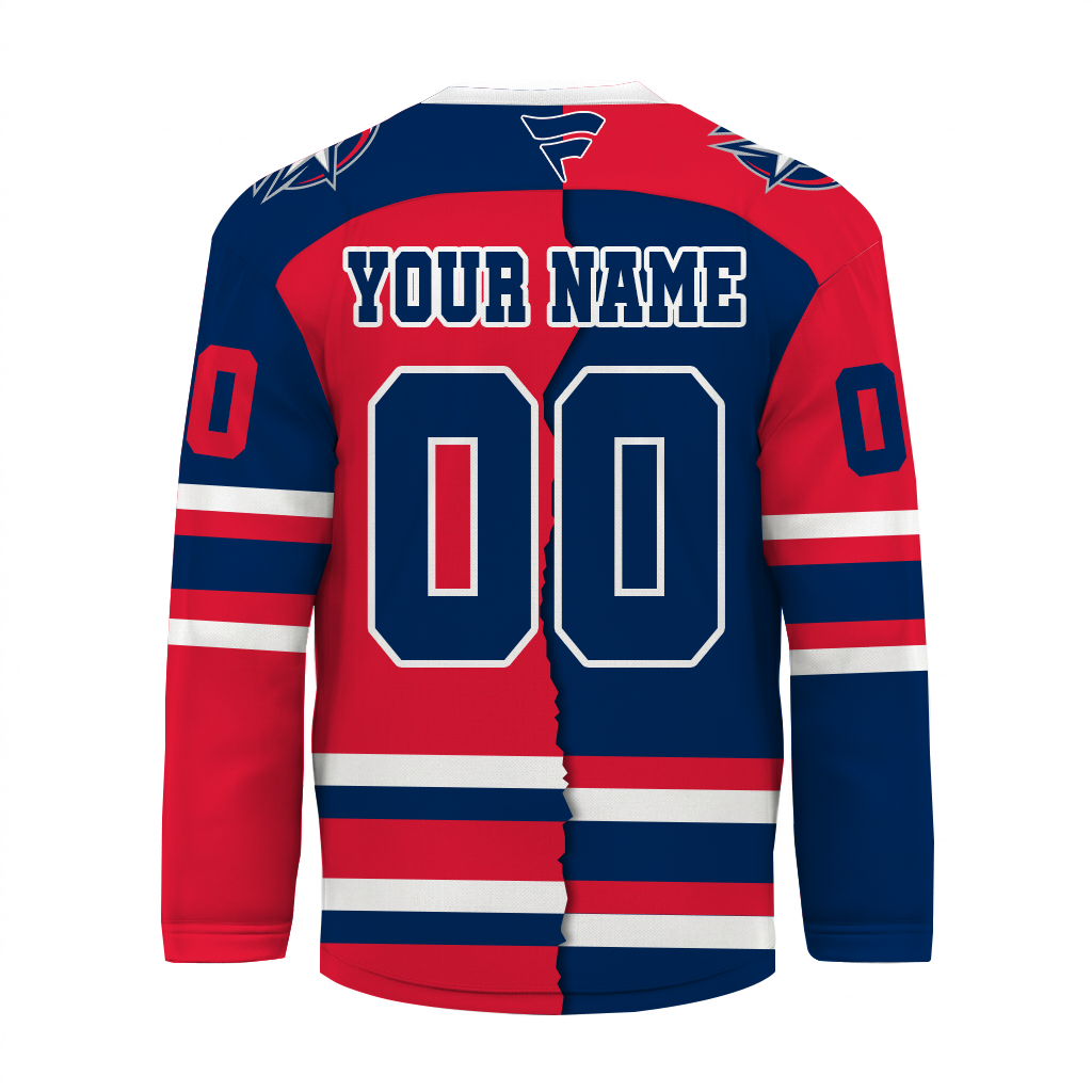 LIMITED EDITION - NEW CUSTOMIZED NHL18 CBJ COLUMBUS BLUE JACKETS UNISEX HOCKEY JERSEY