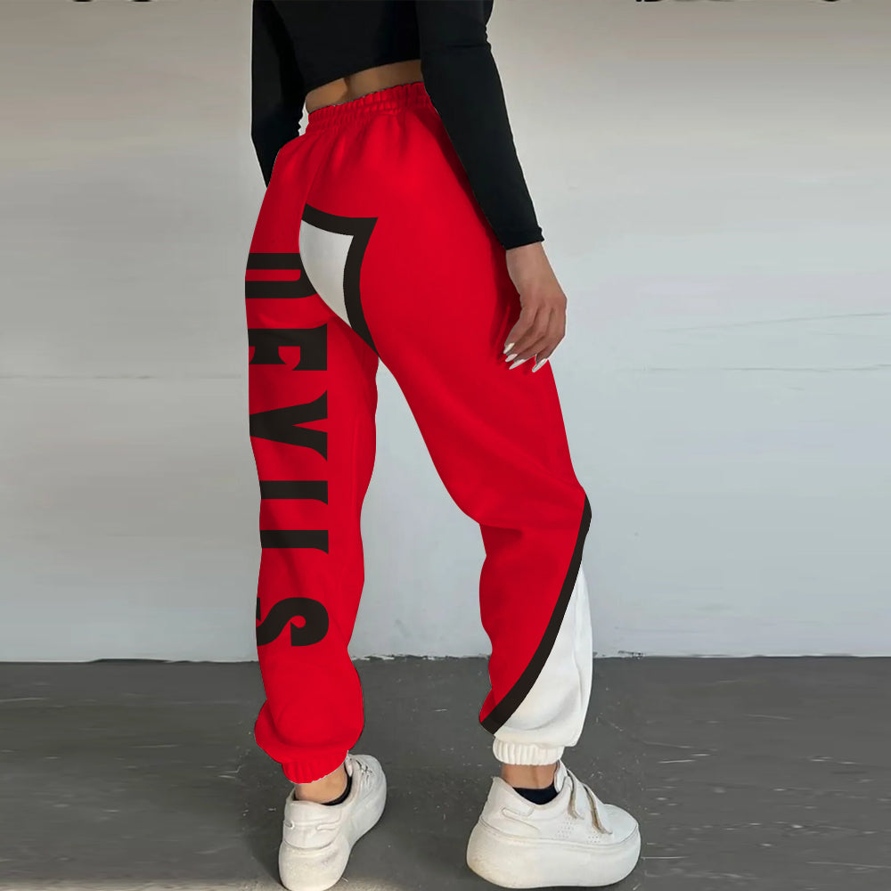 LIMITED EDITION - NEW CUSTOMIZED NHL06 NJD NEW JERSEY DEVILS LONG PANTS