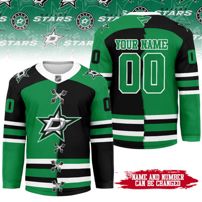 LIMITED EDITION - NEW CUSTOMIZED NHL15 DLS DALLAS STARS UNISEX HOCKEY JERSEY