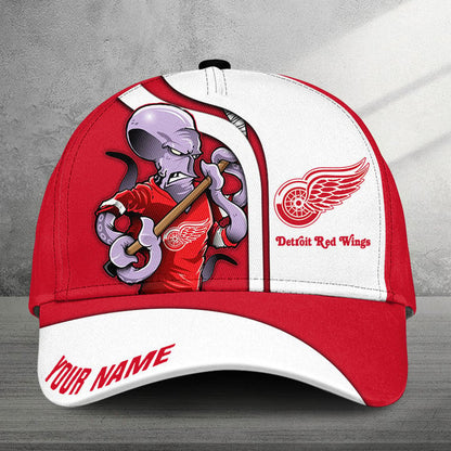 LIMITED EDITION - NEW CUSTOMIZED NHL22 DRW DETROIT RED WINGS CLASSIC CAP