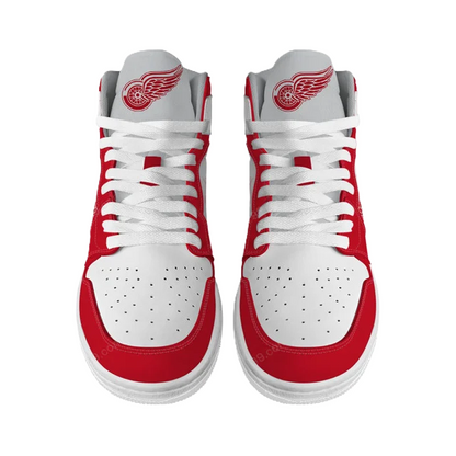 [SUPER SALE] NEW CUSTOMIZED NHL22 DR WINGS AIR JORDAN SNEAKERS