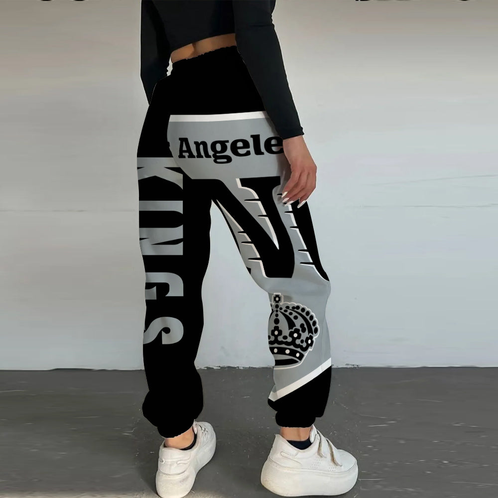 LIMITED EDITION - NEW CUSTOMIZED NHL16 LAK LOS ANGELES KINGS LONG PANTS