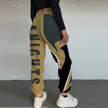 LIMITED EDITION - NEW CUSTOMIZED NHL04 VGK VEGAS GOLDEN KNIGHTS LONG PANTS