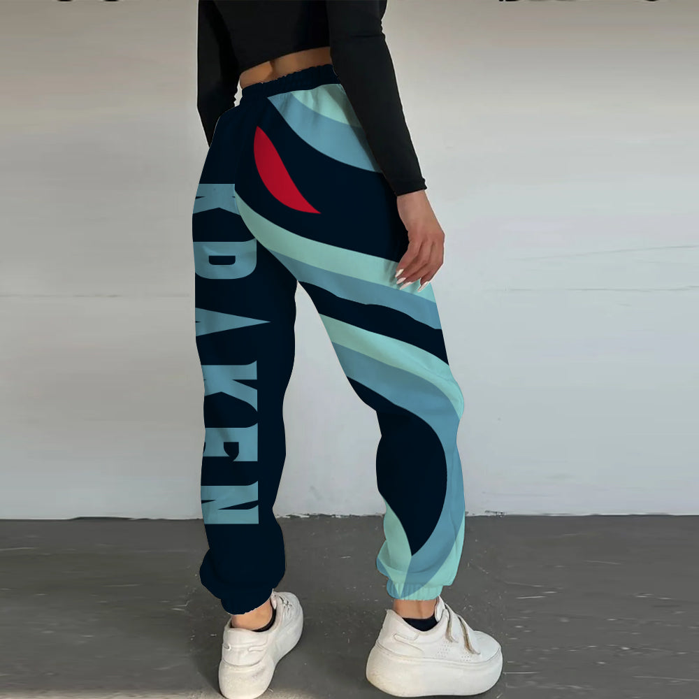 LIMITED EDITION - NEW CUSTOMIZED NHL20 STK SEATTLE KRAKEN LONG PANTS