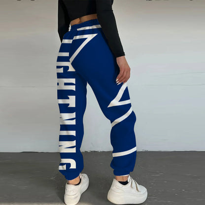 LIMITED EDITION - NEW CUSTOMIZED NHL12 TPL TAMPA BAY LIGHTNING LONG PANTS