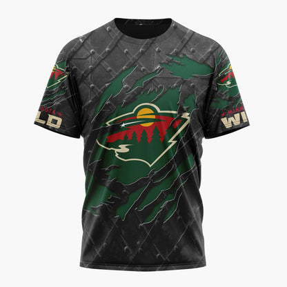 LIMITED EDITION - NEW CUSTOMIZED NHL13 MNW MINNESOTA WILD UNISEX T-SHIRT, POLO, HOODIE & JACKETS