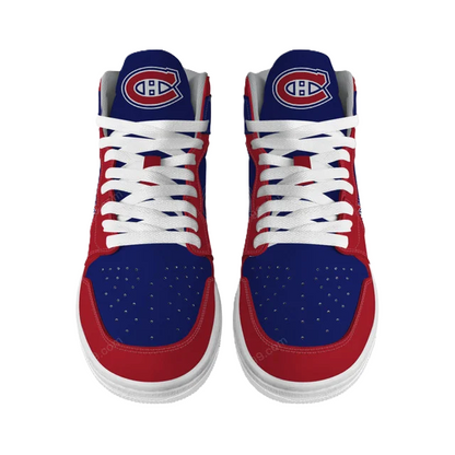 [SUPER SALE] NEW CUSTOMIZED NHL11 MT CANADIENS AIR JORDAN SNEAKERS