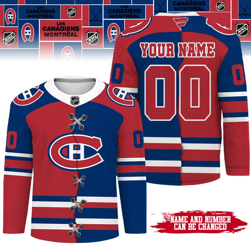 LIMITED EDITION - NEW CUSTOMIZED NHL11 MCD MONTREAL CANADIENS UNISEX HOCKEY JERSEY