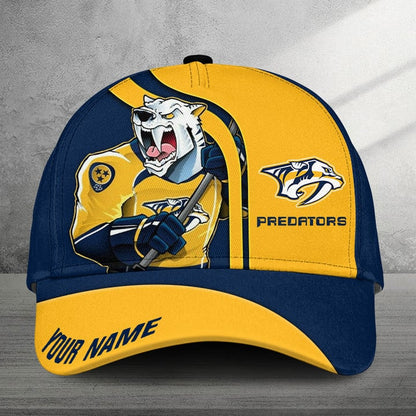 LIMITED EDITION - NEW CUSTOMIZED NHL31 NVP NASHVILLE PREDATORS CLASSIC CAP