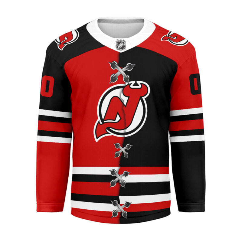 LIMITED EDITION - NEW CUSTOMIZED NHL06 NJD NEW JERSEY DEVILS UNISEX HOCKEY JERSEY