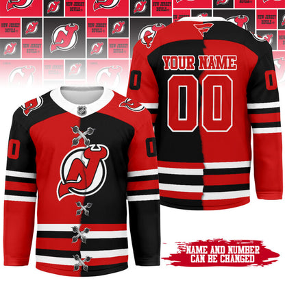 LIMITED EDITION - NEW CUSTOMIZED NHL06 NJD NEW JERSEY DEVILS UNISEX HOCKEY JERSEY