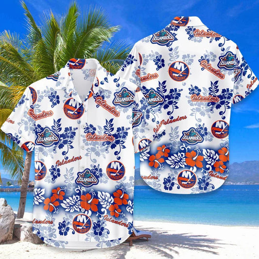 [SUPER SALE ] NEW CUSTOMIZED NHL25 NYI NEW YORK ISLANDERS UNISEX HAWAIIAN SHIRT & SHORTS SET