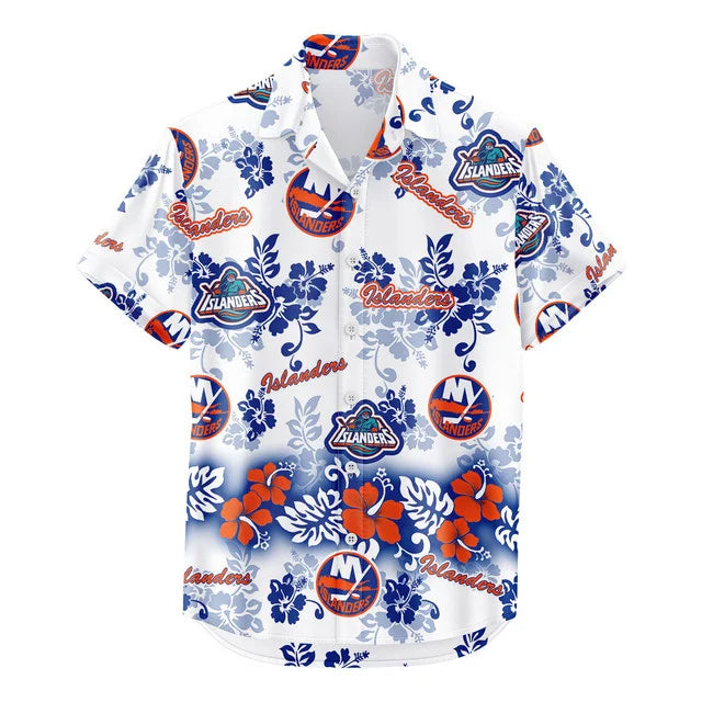 [SUPER SALE ] NEW CUSTOMIZED NHL25 NYI NEW YORK ISLANDERS UNISEX HAWAIIAN SHIRT & SHORTS SET