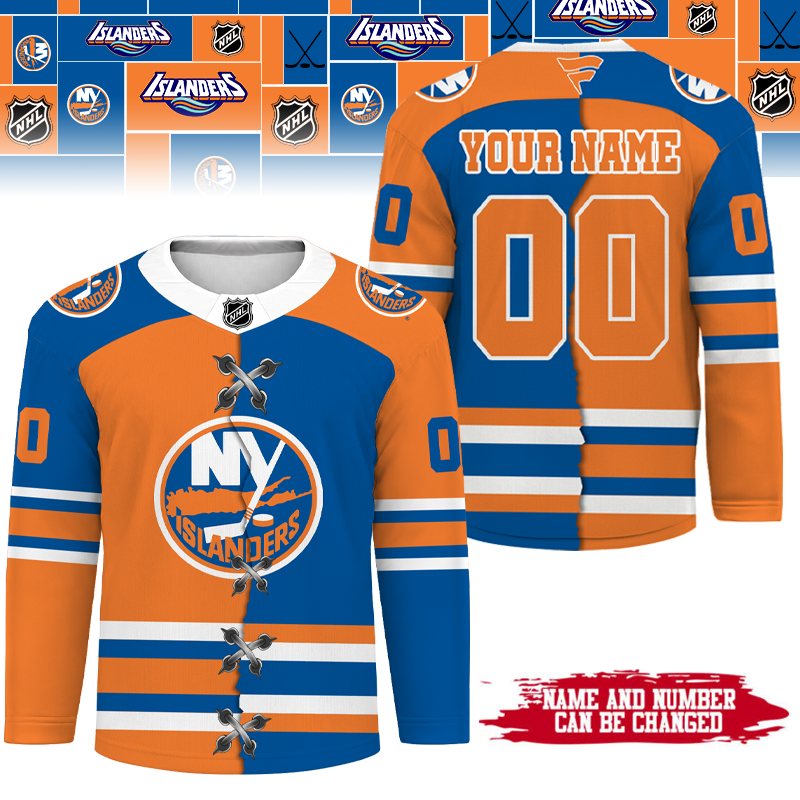 LIMITED EDITION - NEW CUSTOMIZED NHL25 NYI NEW YORK ISLANDERS UNISEX HOCKEY JERSEY