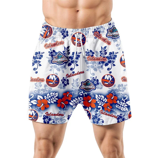 [SUPER SALE ] NEW CUSTOMIZED NHL25 NYI NEW YORK ISLANDERS UNISEX HAWAIIAN SHIRT & SHORTS SET