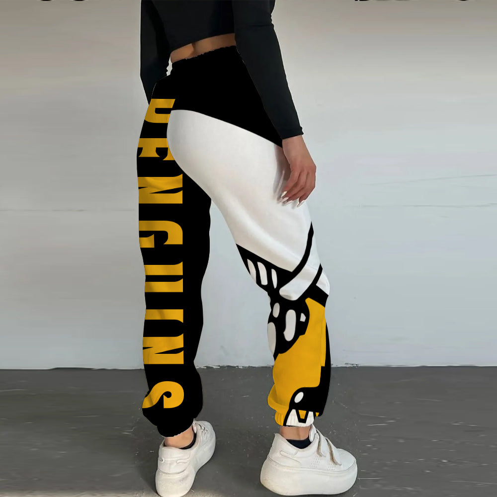 LIMITED EDITION - NEW CUSTOMIZED NHL26 PBP PITTSBURGH PENGUINS LONG PANTS