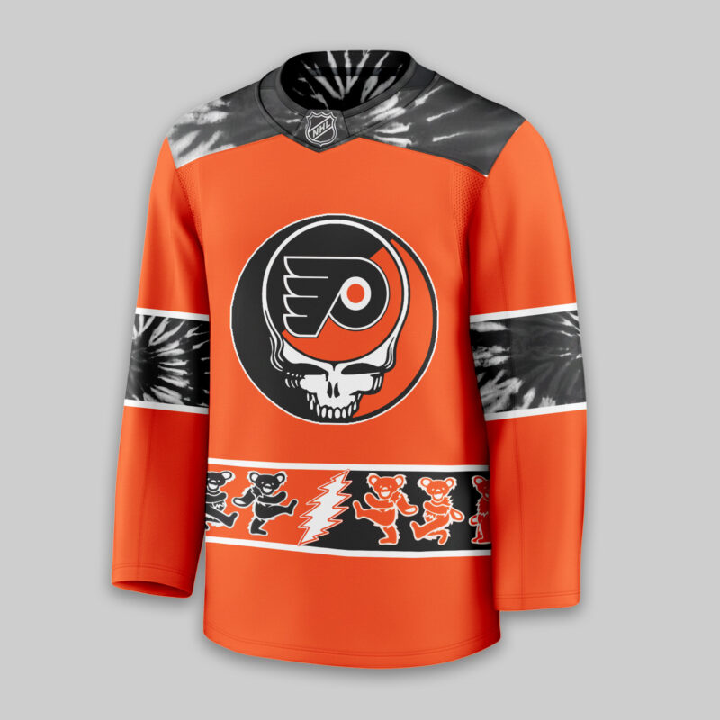 [SUPER SALE] NEW CUSTOMIZED NHL27 BFS PHILADELPHIA FLYERS UNISEX HOCKEY JERSEY