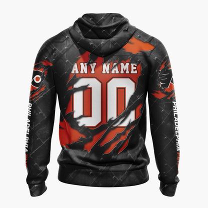 LIMITED EDITION - NEW CUSTOMIZED NHL27 PPF PHILADELPHIA FLYERS UNISEX T-SHIRT, POLO, HOODIE & JACKETS