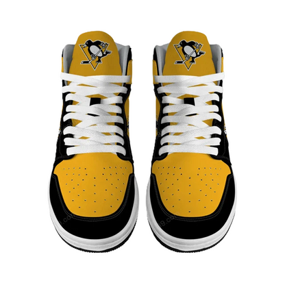 [SUPER SALE] NEW CUSTOMIZED NHL26 PB PENGUINS AIR JORDAN SNEAKERS