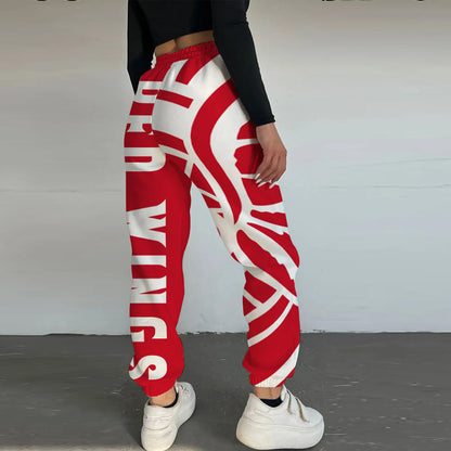 LIMITED EDITION - NEW CUSTOMIZED NHL22 DRW DETROIT RED WINGS LONG PANTS