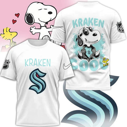 LIMITED EDITION - NEW CUSTOMIZED NHL20 STK SEATTLE KRAKEN X SNOOPY T-SHIRT, SWEATSHIRT, HOODIE & ZIP HOODIE