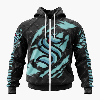 LIMITED EDITION - NEW CUSTOMIZED NHL20 STK SEATTLE KRAKEN UNISEX T-SHIRT, POLO, HOODIE & JACKETS