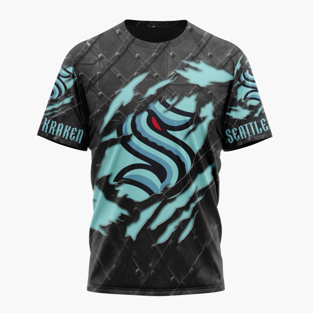 LIMITED EDITION - NEW CUSTOMIZED NHL20 STK SEATTLE KRAKEN UNISEX T-SHIRT, POLO, HOODIE & JACKETS