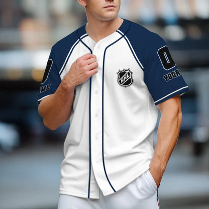 LIMITED EDITION - NEW CUSTOMIZED NHL14 SLB ST. LOUIS BLUES BASEBALL JERSEY