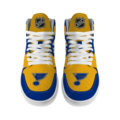 [SUPER SALE] NEW CUSTOMIZED NHL14 SL BLUES AIR JORDAN SNEAKERS