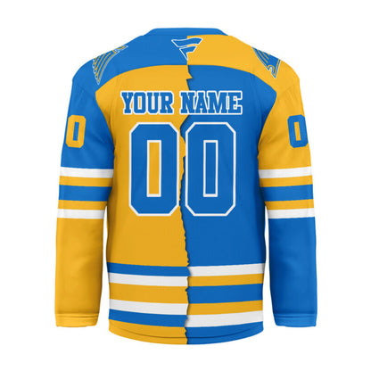 LIMITED EDITION - NEW CUSTOMIZED NHL14 SLB ST. LOUIS BLUES UNISEX HOCKEY JERSEY