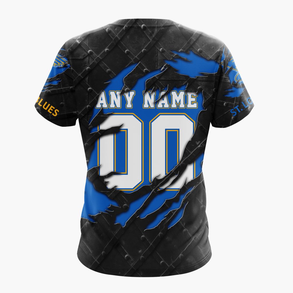 LIMITED EDITION - NEW CUSTOMIZED NHL14 SLB ST. LOUIS BLUES UNISEX T-SHIRT, POLO, HOODIE & JACKETS