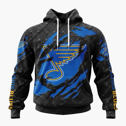 LIMITED EDITION - NEW CUSTOMIZED NHL14 SLB ST. LOUIS BLUES UNISEX T-SHIRT, POLO, HOODIE & JACKETS