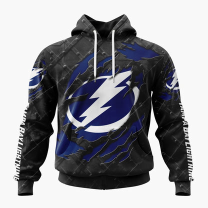 LIMITED EDITION - NEW CUSTOMIZED NHL12 TPL TAMPA BAY LIGHTNING UNISEX T-SHIRT, POLO, HOODIE & JACKETS