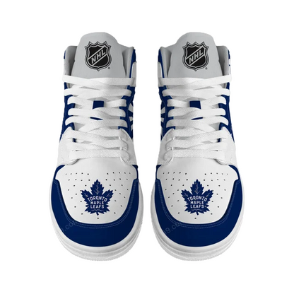 [SUPER SALE] NEW CUSTOMIZED NHL23 TM LEAFS AIR JORDAN SNEAKERS