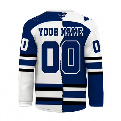 LIMITED EDITION - NEW CUSTOMIZED NHL23 TML TORONTO MAPLE LEAFS UNISEX HOCKEY JERSEY