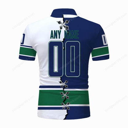 LIMITED EDITION - NEW CUSTOMIZED NHL19 VCC VANCOUVER CANUCKS UNISEX T-SHIRT, POLO, HOODIE & JACKETS