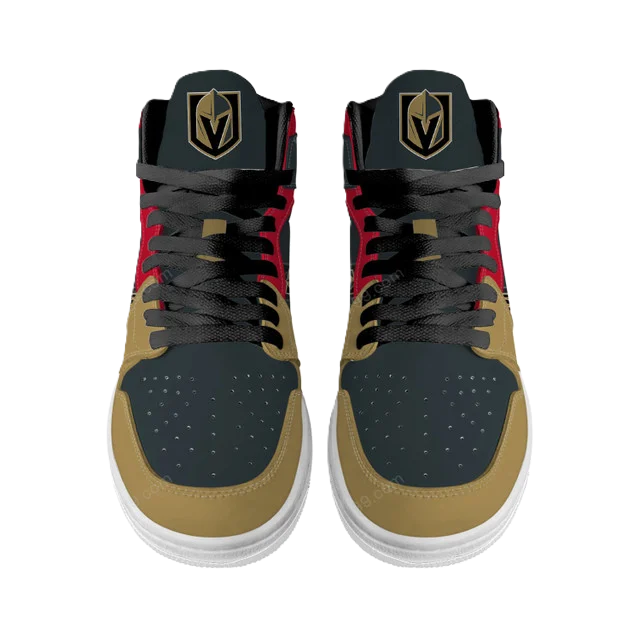 [SUPER SALE] NEW CUSTOMIZED NHL04 VG KNIGHTS AIR JORDAN SNEAKERS